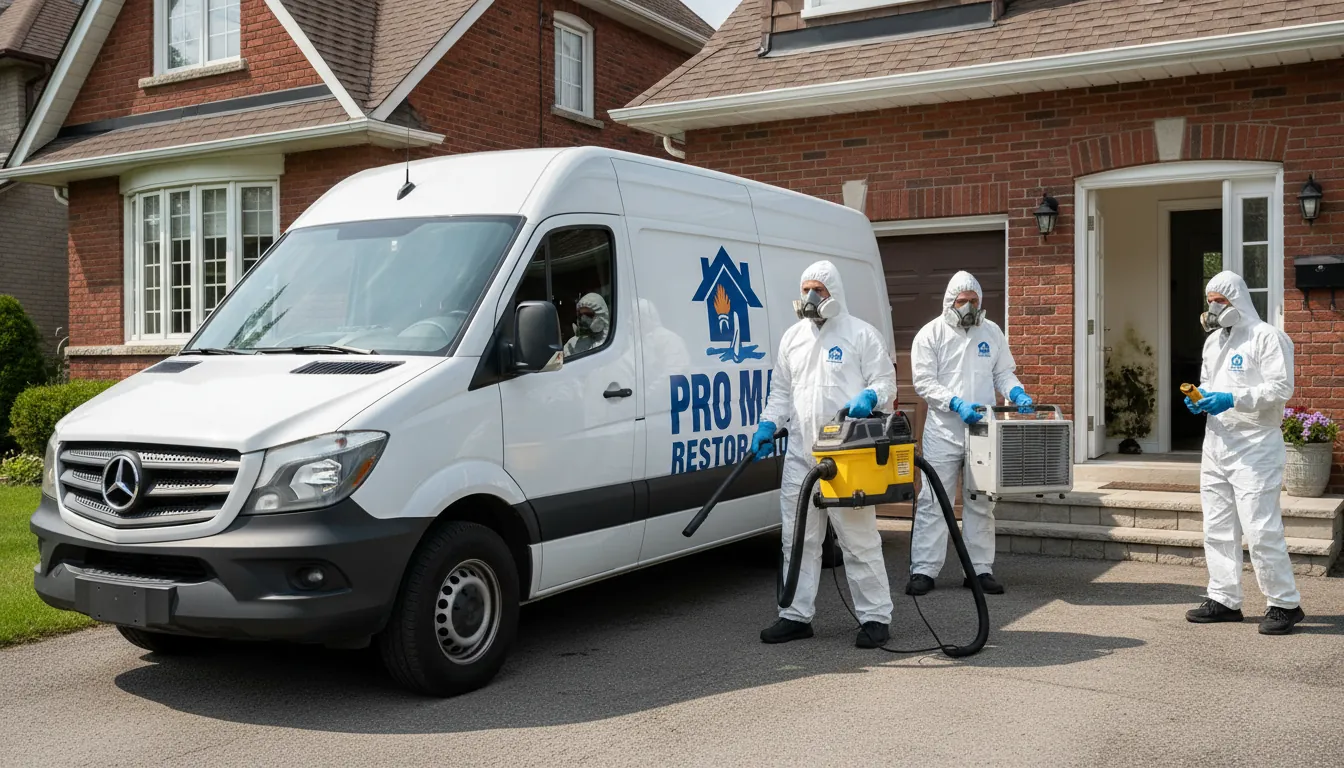 Mold Testing & Removal service by Pro Max Restoration in Toronto and GTA
