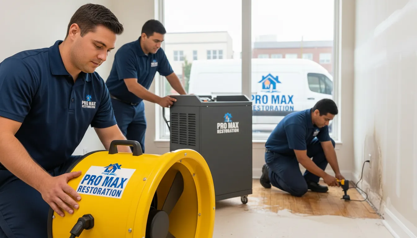 Flooding Damage Restoration service by Pro Max Restoration in Toronto and GTA